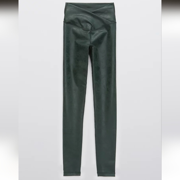 OFFLINE The Hugger Crossover High Waisted Crackle Legging NULL Sycamore M - Picture 7 of 11